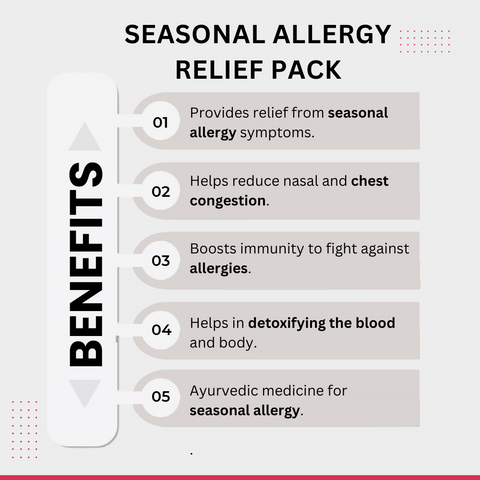 Seasonal Allergy Relief Pack | Ayurvedic Medicine for Seasonal Allergies